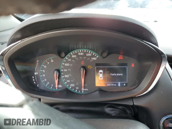 2020 Chevrolet Trax LT with VIN KL7CJLSBXLB326355, listed as a Copart auction lot 48179895 with 102,719 mi miles and Salvage Title. Bid and sale history available at DreamBid. Image 9.