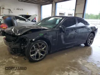 2015 Dodge Charger RT with VIN 2C3CDXCTXFH741782, listed as a Copart auction lot 62521235 with 85,798 mi miles and Salvage title. Bid and sale history available at DreamBid. Image 1.