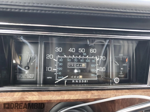 1982 Oldsmobile Toronado with VIN 1G3AZ57Y5CE325589, listed as a Copart auction lot 47707135 with 99,044 mi miles and Clean Title. Bid and sale history available at DreamBid. Image 9.