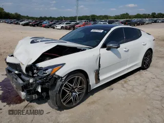 2022 Kia Stinger GT2 with VIN KNAE55LC7N6101872, listed as a Copart auction lot 68323304 with 45,305 mi miles and Salvage Title. Bid and sale history available at DreamBid. Image 1.
