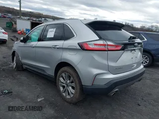 2019 Ford Edge Titanium with VIN 2FMPK4K95KBB55619, listed as a IAAI auction lot 42048941 with 89,999 mi miles. Bid and sale history available at carsss.com. Image 3.