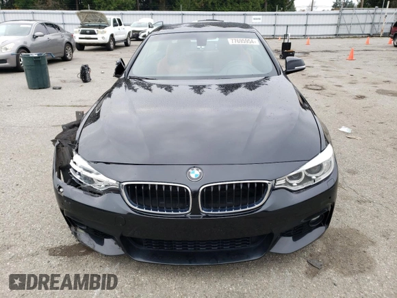 2014 BMW 4 Series 435i z VIN WBA3T3C51EP737796, wystawiony jako Copart lot #77695954 z przebiegiem 73 036 mil mil oraz Szkoda całkowita • Salvage title. Historia ofert i sprzedaży dostępna na DreamBid. Obrazek 5.