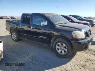 2005 Nissan Titan LE with VIN 1N6AA07B15N555054, listed as a Copart auction lot 42713855 with 213,169 mi miles and Salvage Title. Bid and sale history available at carsss.com. Image 4.