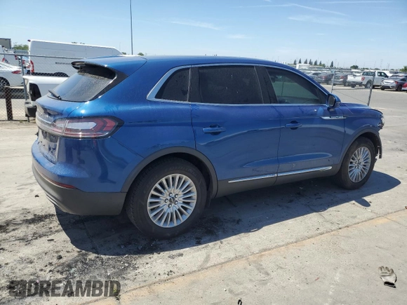 2020 Lincoln Nautilus Standard with VIN 2LMPJ6J92LBL18863, listed as a Copart auction lot 56599405 with 48,686 mi miles and Salvage title. Bid and sale history available at DreamBid. Image 3.