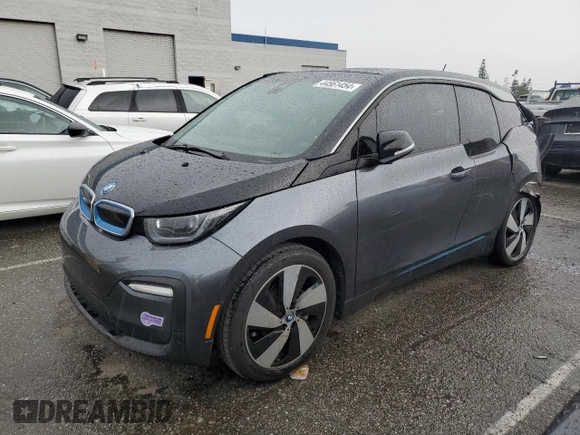 2019 BMW i3 with VIN WBY8P2C59K7E52090, listed as a Copart auction lot 44561454 with 0 mi miles. Bid and sale history available at carsss.com. Image 1.