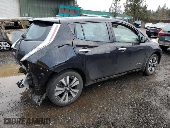 2017 Nissan LEAF SL with VIN 1N4BZ0CP1HC302548, listed as a Copart auction lot 78497793 with 23,375 mi miles and . Bid and sale history available at DreamBid. Image 3.
