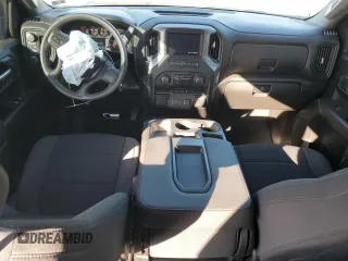 2021 Chevrolet Silverado 1500 Custom with VIN 1GCPYBEK9MZ340181, listed as a Copart auction lot 48616105 with 39,807 mi miles and Salvage Title. Bid and sale history available at DreamBid. Image 8.