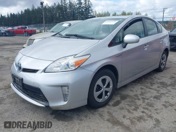 2013 Toyota Prius One with VIN JTDKN3DU6D0350795, listed as a IAAI auction lot 42025416 with 146,043 mi miles. Bid and sale history available at carsss.com. Image 2.