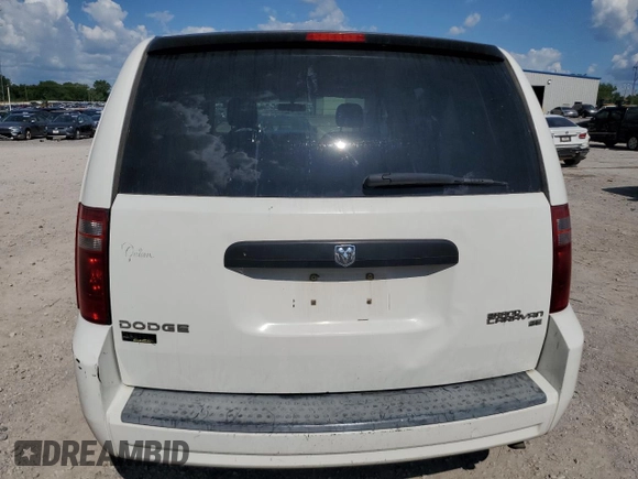 2009 Dodge Grand Caravan SE with VIN 1D8HN44E29B509835, listed as a Copart auction lot 56311925 with 105,108 mi miles and Salvage title. Bid and sale history available at DreamBid. Image 6.