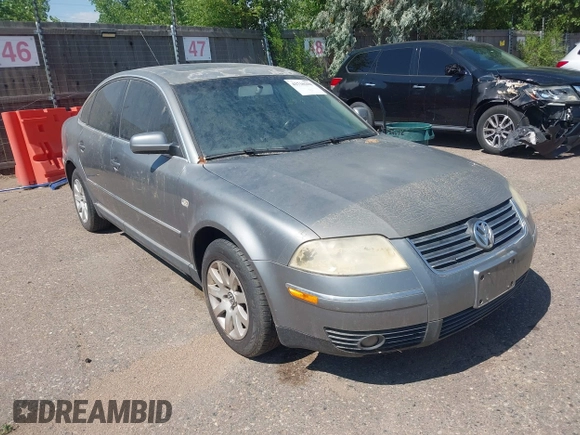2003 Volkswagen Passat GLS z VIN WVWPD63B93P282332, wystawiony jako IAAI lot #42710298 z przebiegiem 206 409 mil mil oraz . Historia ofert i sprzedaży dostępna na DreamBid. Obrazek 1.