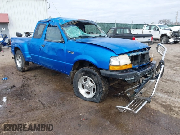 1999 Ford Ranger XL with VIN 1FTZR15V4XPB34096, listed as a IAAI auction lot 41521748 with 260,235 mi miles. Bid and sale history available at carsss.com. Image 1.