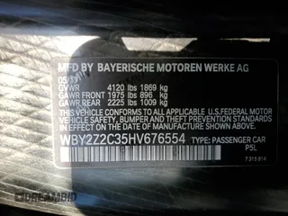 2017 BMW i8 z VIN WBY2Z2C35HV676554, wystawiony jako Copart lot #69516714 z przebiegiem 58 163 mil mil oraz Szkoda całkowita • Salvage title. Historia ofert i sprzedaży dostępna na DreamBid. Obrazek 14.