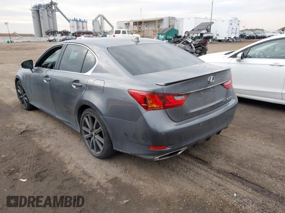 2013 Lexus GS 350 with VIN JTHCE1BL7D5014898, listed as a IAAI auction lot 41656269 with 102,275 mi miles. Bid and sale history available at carsss.com. Image 3.