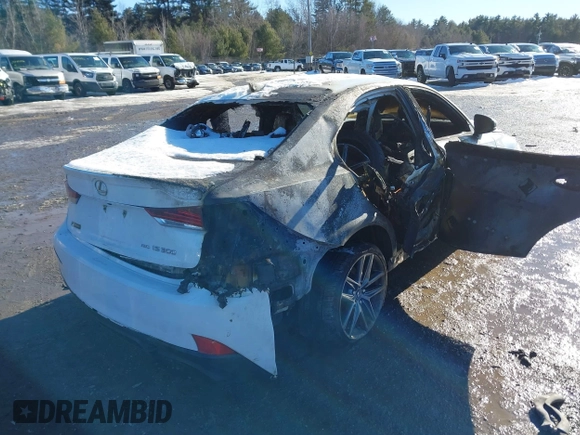 2018 Lexus IS 300 with VIN JTHC81D2XJ5027216, listed as a IAAI auction lot 41422510 with Not provided miles and . Bid and sale history available at DreamBid. Image 4.