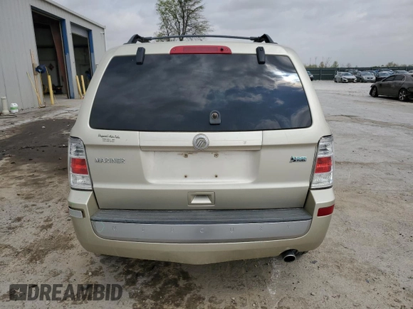 2010 Mercury Mariner with VIN 4M2CN8BG3AKJ09351, listed as a Copart auction lot 53737725 with 148,276 mi miles and Salvage title. Bid and sale history available at DreamBid. Image 6.