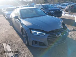 2019 Audi S5 Sportback Premium Plus z VIN WAUB4CF5XKA098739, wystawiony jako IAAI lot #41694587 z przebiegiem 34 595 mil mil oraz . Historia ofert i sprzedaży dostępna na DreamBid. Obrazek 1.