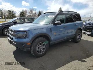 2024 Ford Bronco Sport Badlands z VIN 3FMCR9D93RRE30758, wystawiony jako Copart lot #52440405 z przebiegiem 1 325 mil mil oraz Szkoda całkowita • Salvage title. Historia ofert i sprzedaży dostępna na DreamBid. Obrazek 1.