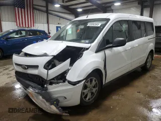 2016 Ford Transit Connect XLT with VIN NM0GE9F78G1230623, listed as a Copart auction lot 59992565 with 128,594 mi miles and Salvage title. Bid and sale history available at DreamBid. Image 1.