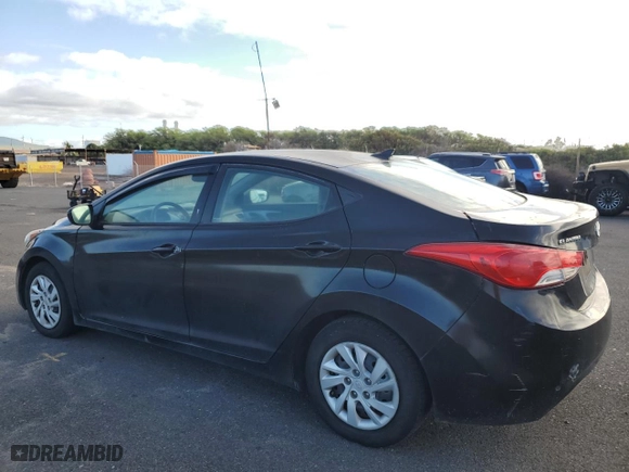 2013 Hyundai Elantra GLS PZEV with VIN 5NPDH4AE4DH244108, listed as a Copart auction lot 45699735 with 161,418 mi miles and Salvage Title. Bid and sale history available at carsss.com. Image 2.