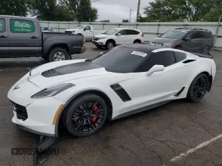 2019 Chevrolet Corvette Z06 1LZ z VIN 1G1YP2D62K5602227, wystawiony jako Copart lot #58440595 z przebiegiem 20 556 mil mil oraz Szkoda całkowita • Salvage title. Historia ofert i sprzedaży dostępna na DreamBid. Obrazek 1.