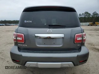 2018 Nissan Armada SV with VIN JN8AY2NC9J9556949, listed as a Copart auction lot 86526934 with 96,293 mi miles and Salvage Title. Bid and sale history available at carsss.com. Image 6.