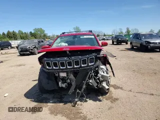 2021 Jeep Compass Latitude with VIN 3C4NJDBB8MT555442, listed as a Copart auction lot 56505235 with 39,793 mi miles and Salvage title. Bid and sale history available at DreamBid. Image 14.