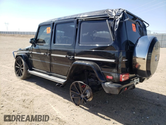 2018 Mercedes-Benz G 63 AMG with VIN WDCYC7DH6JX291237, listed as a Copart auction lot 57343814 with Not provided miles and Salvage title. Bid and sale history available at DreamBid. Image 2.