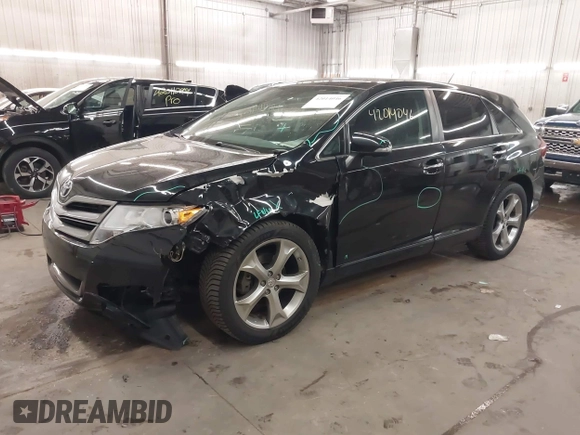 2013 Toyota Venza LE with VIN 4T3BK3BB5DU093764, listed as a IAAI auction lot 42014046 with 240,491 mi miles. Bid and sale history available at carsss.com. Image 2.