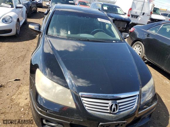 2008 Acura RL Tech Pkg with VIN JH4KB16698C002603, listed as a Copart auction lot 48773765 with 168,976 mi miles and Salvage Title. Bid and sale history available at carsss.com. Image 5.