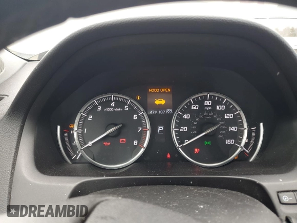 2015 Acura TLX with VIN 19UUB1F3XFA007514, listed as a Copart auction lot 47815015 with 187,197 mi miles and Salvage Title. Bid and sale history available at carsss.com. Image 9.