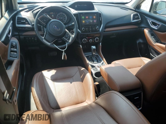 2021 Subaru Forester Touring with VIN JF2SKAXC4MH514225, listed as a Copart auction lot 60240355 with 55,660 mi miles and Salvage title. Bid and sale history available at DreamBid. Image 8.