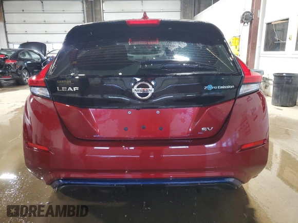 2018 Nissan LEAF SV с VIN 1N4AZ1CP7JC305400, выставлен на аукционе Copart как лот 57545495 с пробегом 73 363 миль миль и Списание • Salvage title. История ставок и продаж доступна на DreamBid. Изображение 6.