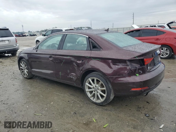 2015 Audi A3 2.0T Premium Plus with VIN WAUEFGFF5F1023024, listed as a Copart auction lot 45872215 with 2,539 mi miles and Salvage Title. Bid and sale history available at carsss.com. Image 2.