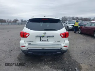 2017 Nissan Pathfinder S with VIN 5N1DR2MN4HC612538, listed as a IAAI auction lot 41699407 with 63,762 mi miles and . Bid and sale history available at DreamBid. Image 16.