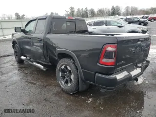 2019 Ram 1500 Rebel with VIN 1C6RRFEGXKN843237, listed as a Copart auction lot 86972454 with 63,346 mi miles and Salvage Title. Bid and sale history available at carsss.com. Image 2.