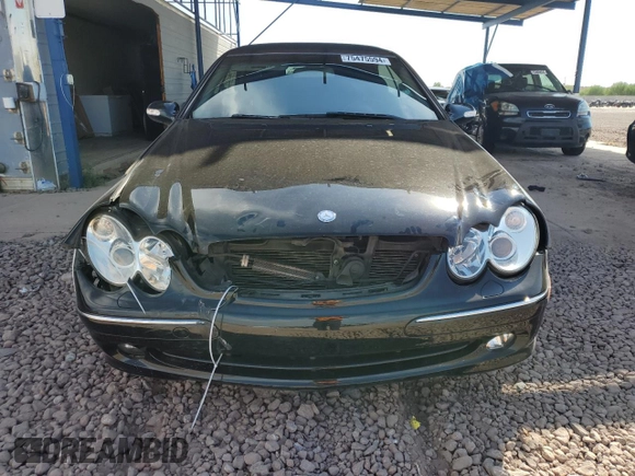2005 Mercedes-Benz CLK-Class 3.2L with VIN WDBTK65G15T043122, listed as a Copart auction lot 75475594 with 106,537 mi miles and Salvage Title. Bid and sale history available at carsss.com. Image 5.