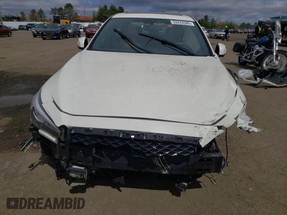 2021 Infiniti Q50 Signature Edition with VIN JN1EV7CR5MM755866, listed as a Copart auction lot 53243505 with Not provided miles and Salvage title. Bid and sale history available at DreamBid. Image 5.