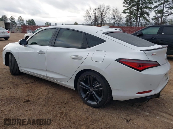 2024 Acura Integra Technology with VIN 19UDE4H67RA012674, listed as a IAAI auction lot 41778711 with 16,170 mi miles and . Bid and sale history available at DreamBid. Image 3.
