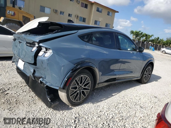 2024 Ford Mustang Mach-E Premium with VIN 3FMTK3R40RMA23072, listed as a Copart auction lot 66970204 with 515 mi miles and Salvage Title. Bid and sale history available at DreamBid. Image 3.