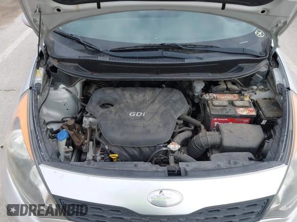 2013 Kia Rio LX with VIN KNADM5A30D6226681, listed as a IAAI auction lot 41657362 with 127,569 mi miles. Bid and sale history available at carsss.com. Image 10.