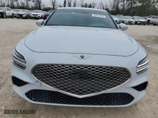2022 Genesis G70 2.0T with VIN KMTG34TA7NU089861, listed as a Copart auction lot 42073974 with 46,215 mi miles. Bid and sale history available at carsss.com. Image 5.