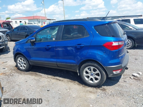 2018 Ford EcoSport SE with VIN MAJ3P1TE7JC159075, listed as a IAAI auction lot 42114135 with 73,154 mi miles and . Bid and sale history available at DreamBid. Image 14.