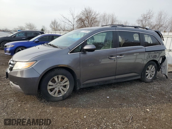 2015 Honda Odyssey EX with VIN 5FNRL5H46FB505327, listed as a Copart auction lot 51741425 with 372,144 mi miles and Salvage Title. Bid and sale history available at DreamBid. Image 1.