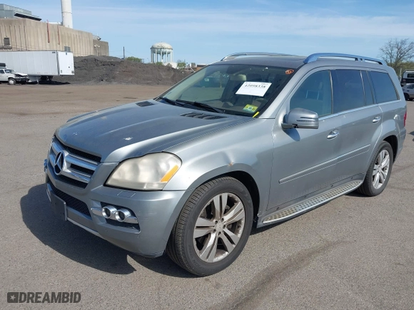 2011 Mercedes-Benz GL-Class GL 450 with VIN 4JGBF7BE3BA740269, listed as a IAAI auction lot 42098338 with 146,055 mi miles. Bid and sale history available at carsss.com. Image 2.