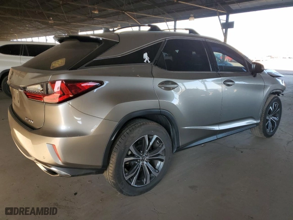2019 Lexus RX with VIN 2T2ZZMCA2KC149507, listed as a Copart auction lot 88601395 with 55,201 mi miles and Salvage Title. Bid and sale history available at carsss.com. Image 3.