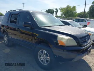 2005 Honda Pilot EX with VIN 5FNYF18475B002951, listed as a IAAI auction lot 42049908 with Not Provided miles. Bid and sale history available at carsss.com. Image 1.