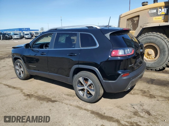 2019 Jeep Cherokee Limited with VIN 1C4PJMDN6KD134094, listed as a Copart auction lot 54773115 with 52,607 mi miles and Clean Title. Bid and sale history available at DreamBid. Image 2.