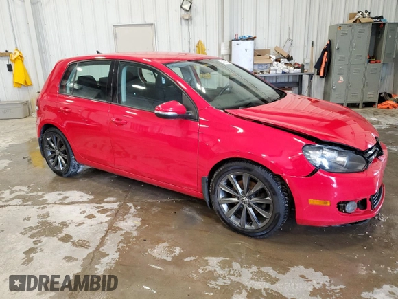 2013 Volkswagen Golf TDI w/Sunroof & Nav with VIN WVWNM7AJ0DW129899, listed as a Copart auction lot 51667605 with 92,304 mi miles and Clean title. Bid and sale history available at DreamBid. Image 4.