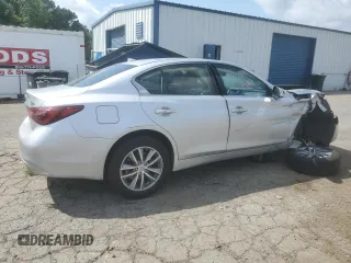 2020 Infiniti Q50 Pure with VIN JN1EV7AP6LM207293, listed as a Copart auction lot 60029065 with 43,872 mi miles and Salvage title. Bid and sale history available at DreamBid. Image 3.