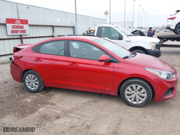 2020 Hyundai Accent SE with VIN 3KPC24A67LE109942, listed as a IAAI auction lot 41518147 with 42,776 mi miles. Bid and sale history available at carsss.com. Image 13.